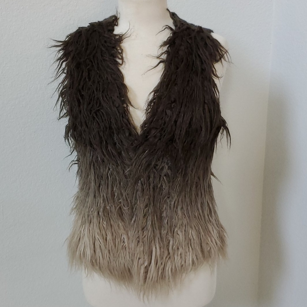 Jessica Simpson Furry Vest